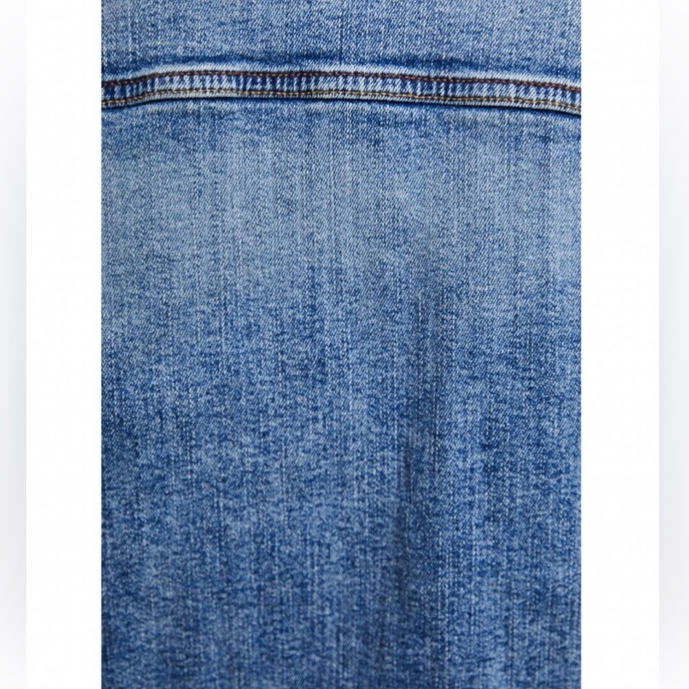 Distressed Denim Jean Jacket - Picture 6 of 13